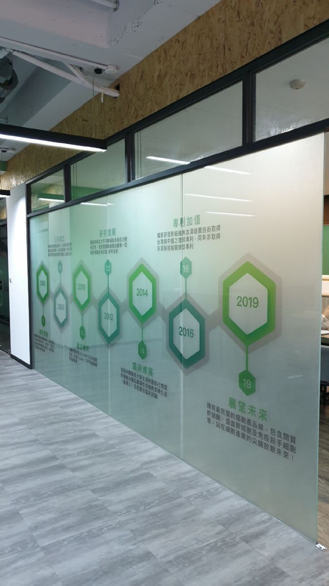 玻璃全透PVC貼圖設計輸出製作施工推薦新北市中和廣告家