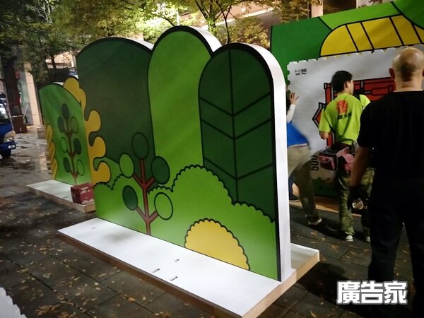 台北市木作道具大型戶外裝置藝術 推薦廣告家